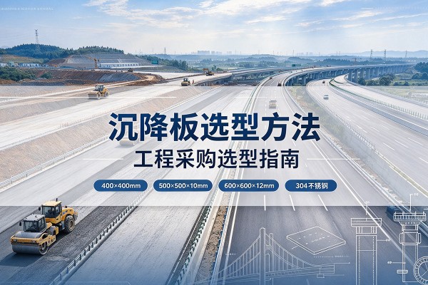 三江沉降板选择方法