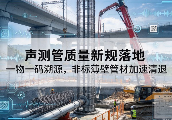 三江声测管质量新规落地，一物一码溯源，非标薄壁管材加速清退