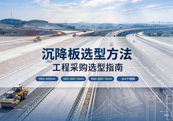 三江沉降板选择方法